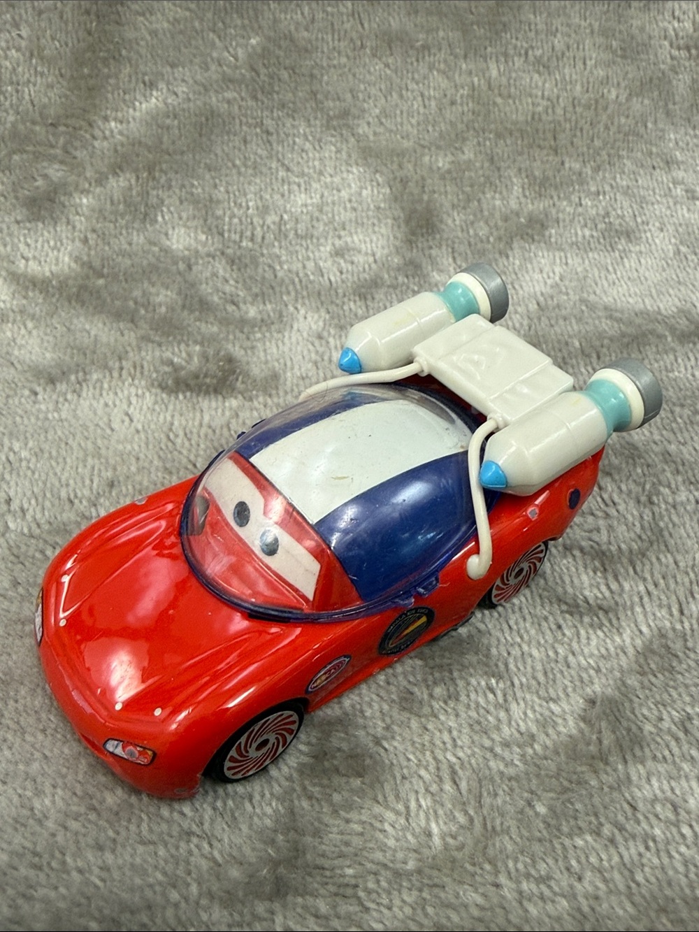 🏎️ RARE Disney Pixar Cars Toons Take Flight Autonaut Lightning McQueen diecast
